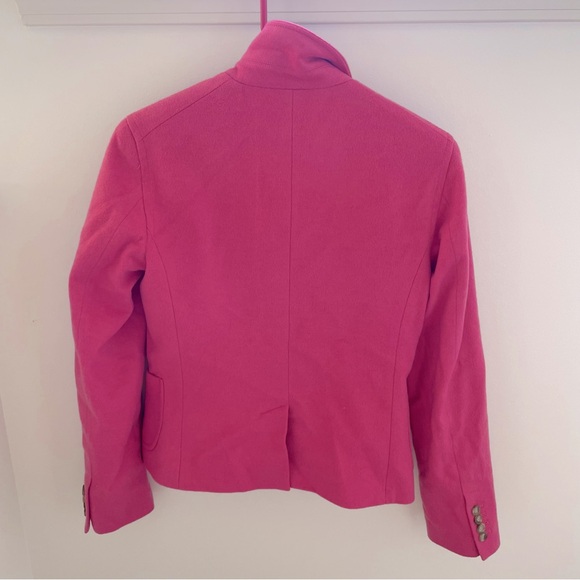 J. Crew Women’s Pink Wool Blazer Size Small - Picture 3 of 9